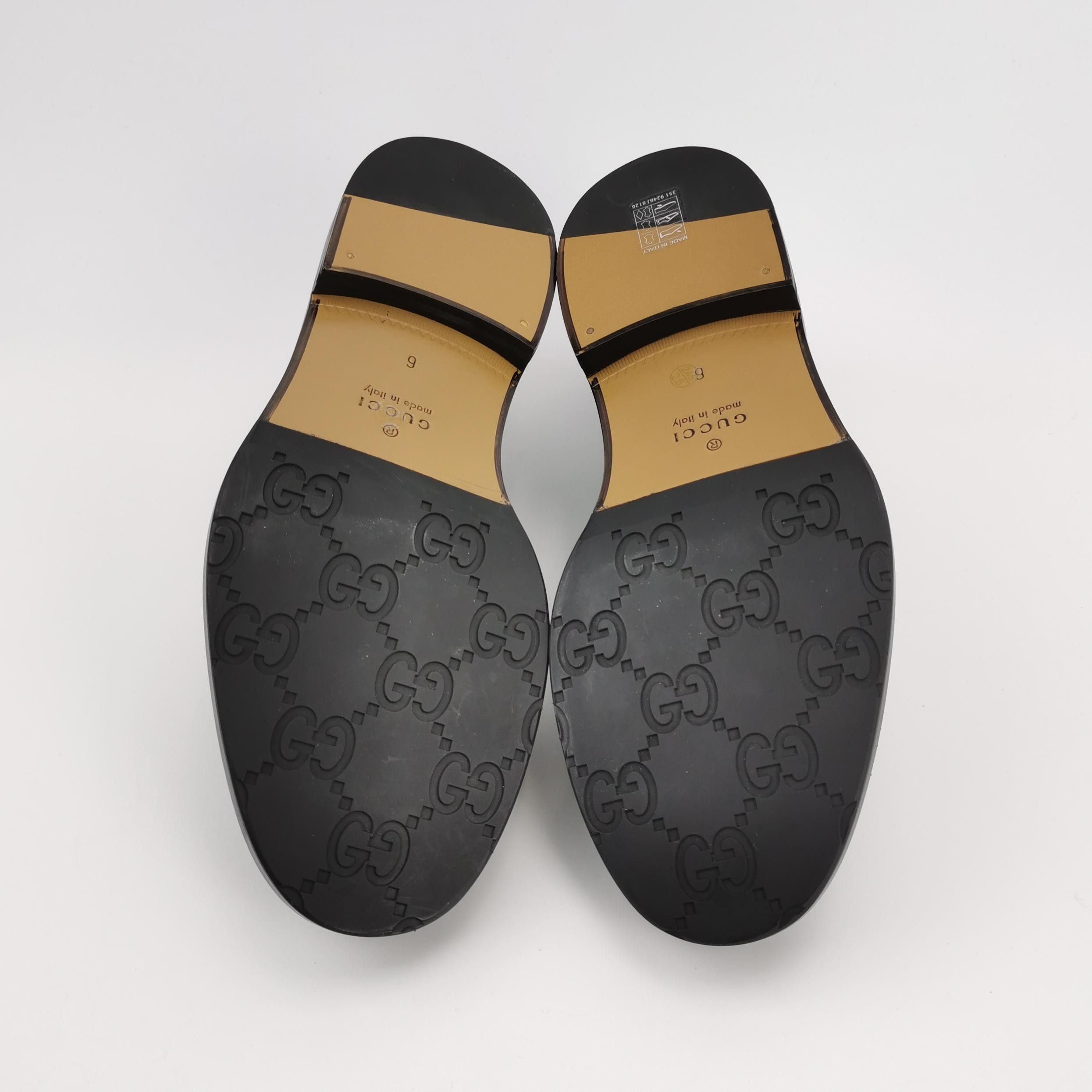 Gucci Gucci Web Trim Leather Loafers Size 7 Size US 7 / EU 40 - 6 Thumbnail