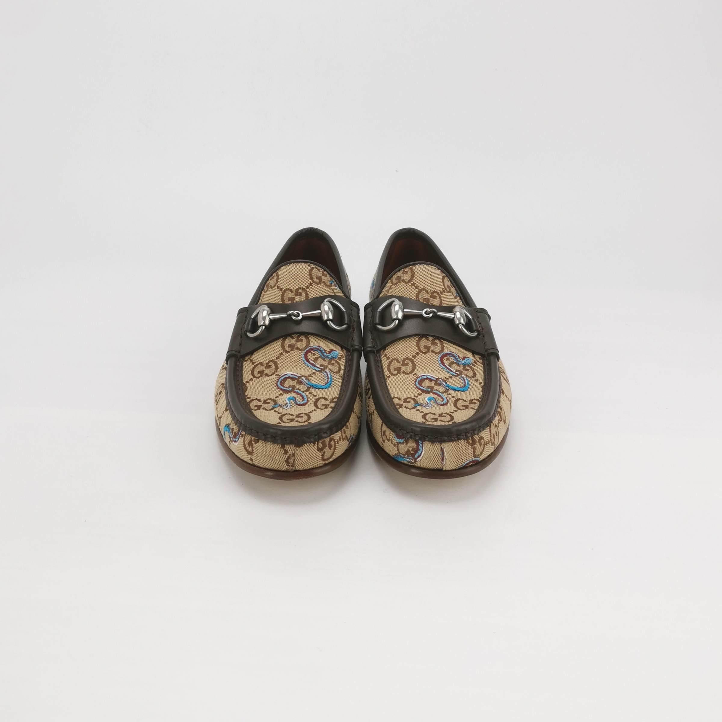 Gucci Gucci Snake Print Horsebit Loafers 39 Size US 6 / EU 39 - 4 Thumbnail