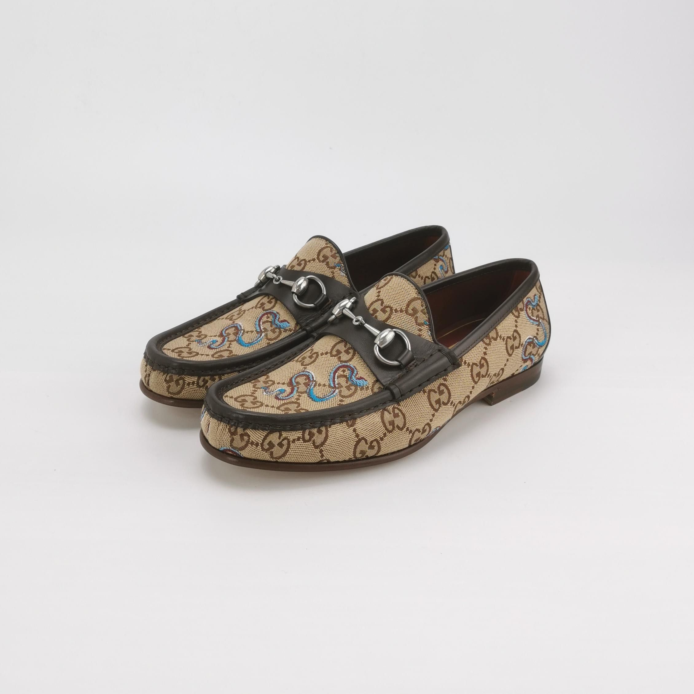 Gucci Gucci Snake Print Horsebit Loafers 39 Size US 6 / EU 39 - 3 Thumbnail