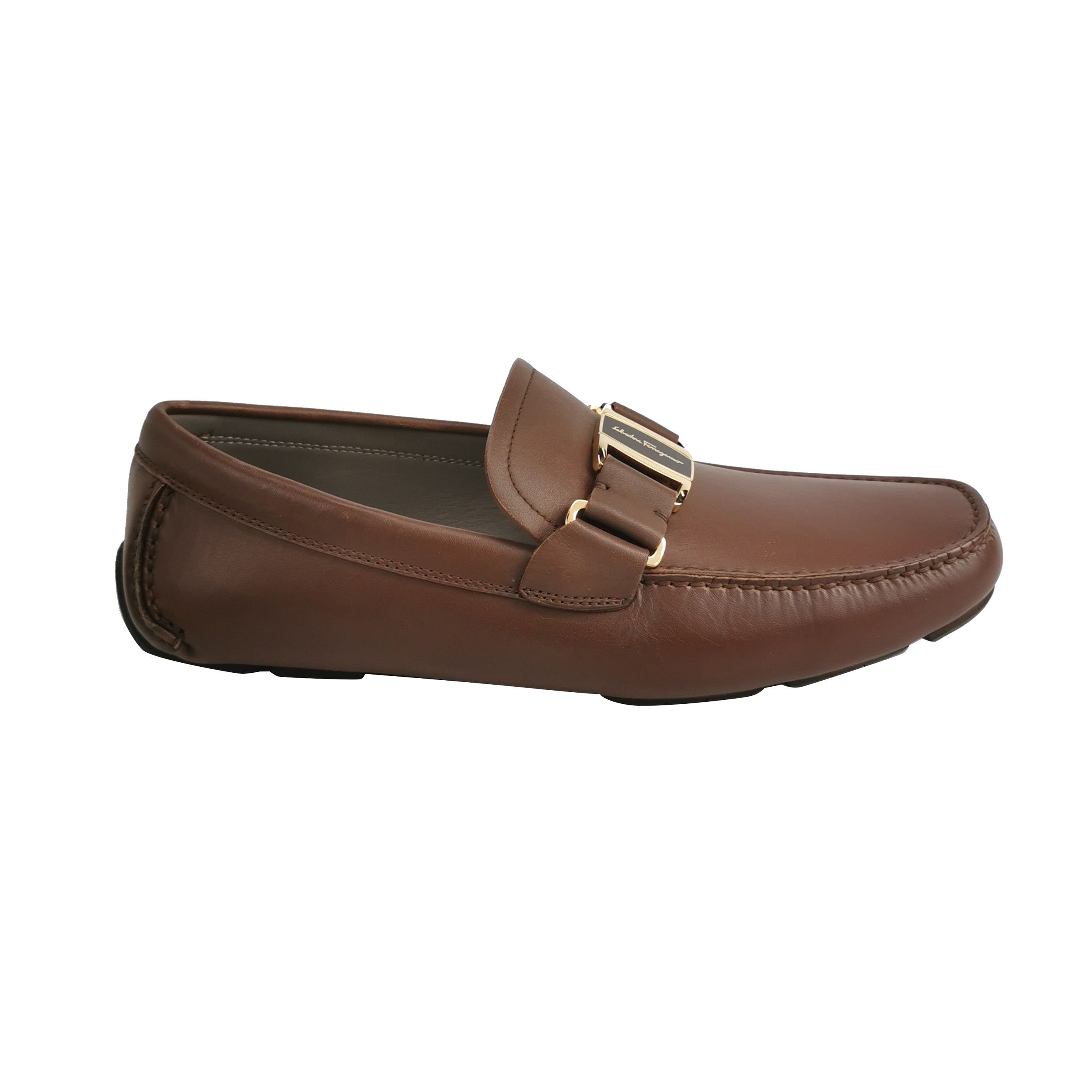 Salvatore Ferragamo Salvatore Ferragamo Metal Buckle Loafers 41 Size US 8 / EU 41 - 2 Thumbnail