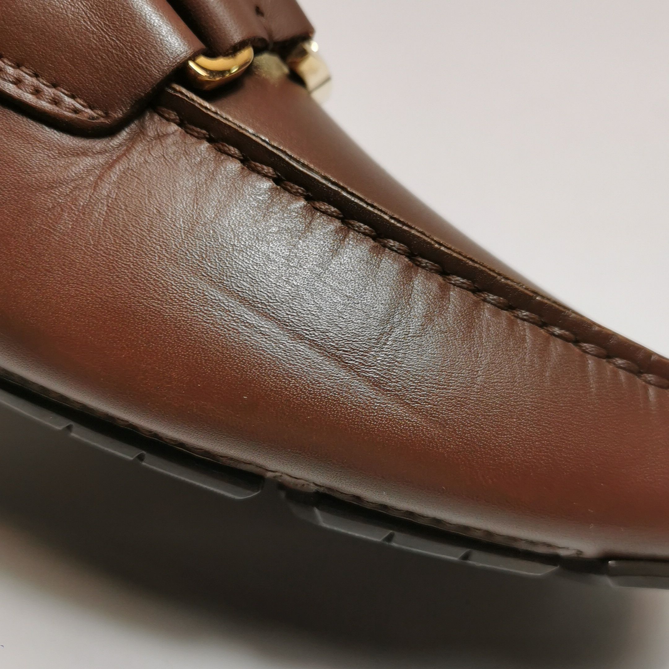 Salvatore Ferragamo Salvatore Ferragamo Metal Buckle Loafers 41 Size US 8 / EU 41 - 12 Thumbnail