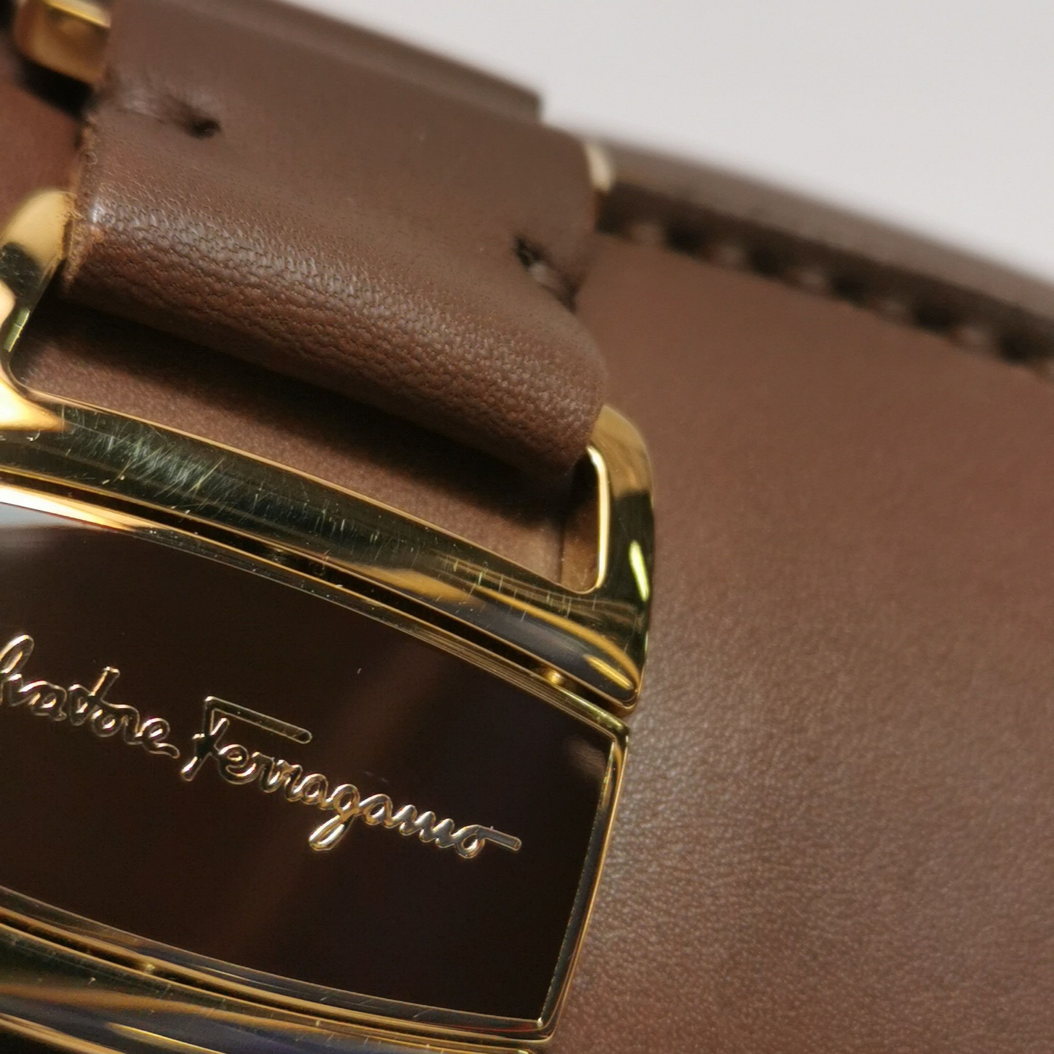 Salvatore Ferragamo Salvatore Ferragamo Metal Buckle Loafers 41 Size US 8 / EU 41 - 10 Thumbnail