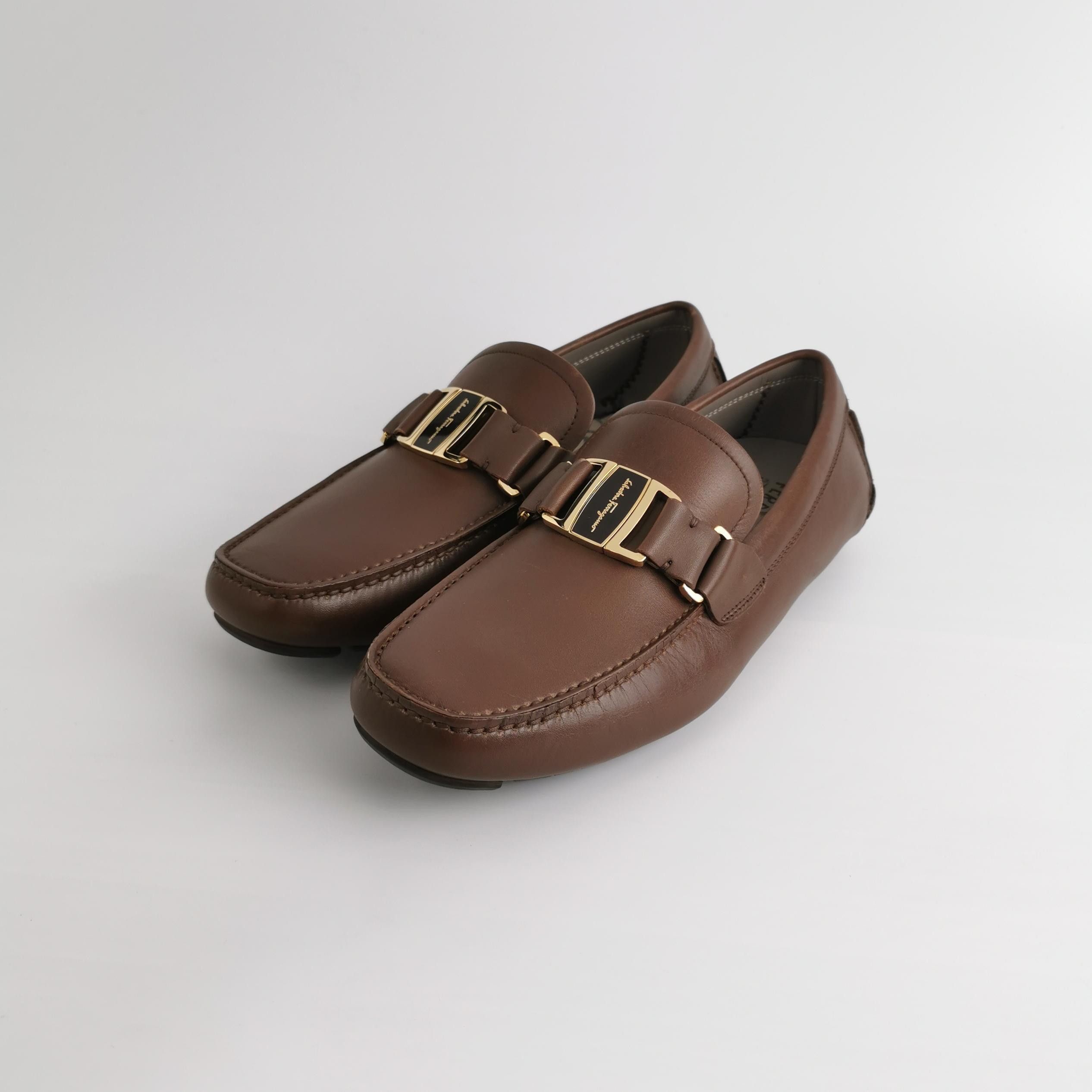 Salvatore Ferragamo Salvatore Ferragamo Metal Buckle Loafers 41 Size US 8 / EU 41 - 3 Thumbnail