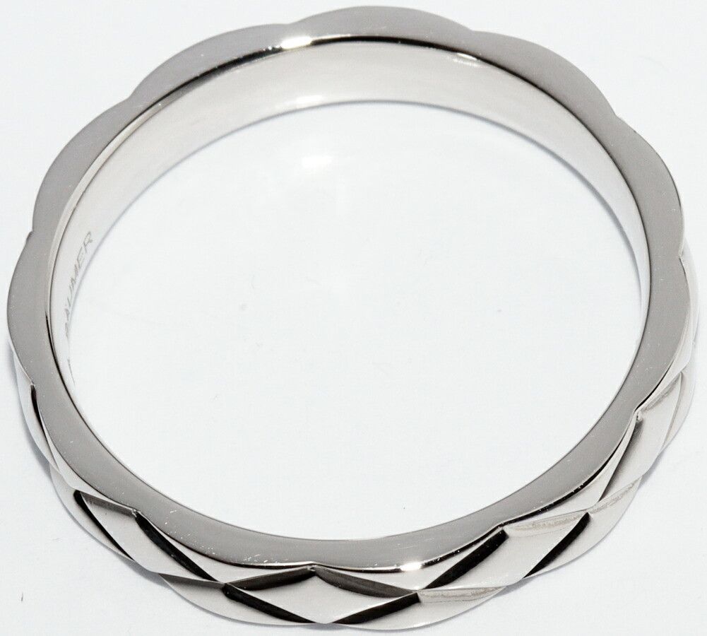 Chanel Chanel Chanel Matelasse Pt950 Platinum Ring Precious Metal Ring DUTY FREE for USA Size ONE SIZE - 3 Thumbnail