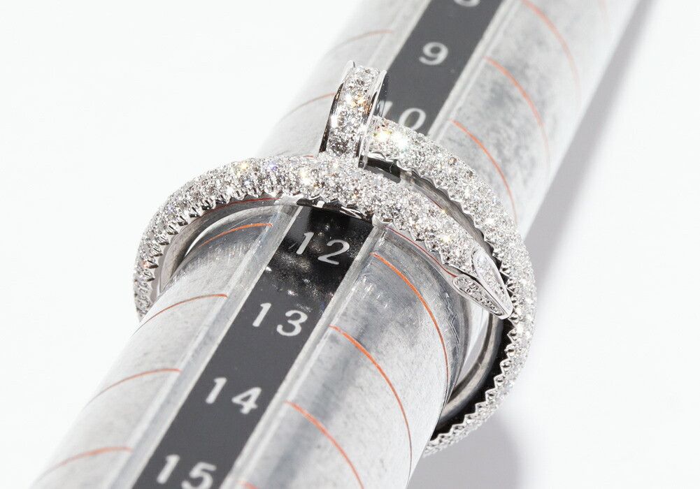 Cartier Cartier Cartier Juste un Clou Au750 White Gold Diamond Ring Size 13 Precious Metal Ring N47487 DUTY FREE for USA Size ONE SIZE - 2 Thumbnail
