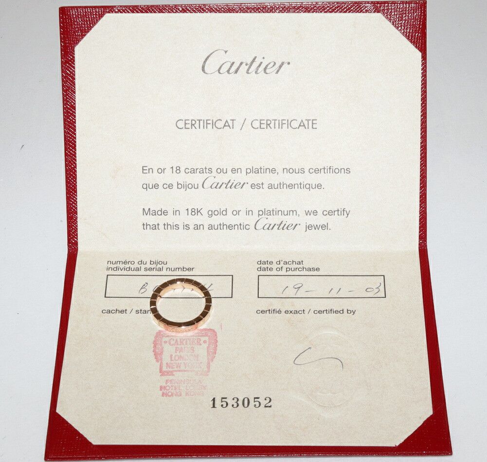 Cartier Cartier Cartier Lanieres Au750 Ring Size 50 Precious Metal Ring B40483 DUTY FREE for USA Size ONE SIZE - 3 Thumbnail