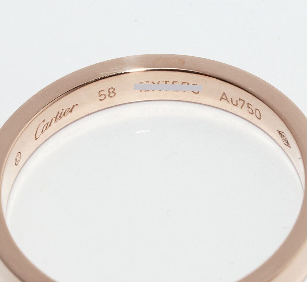 Cartier Cartier Cartier C De Cartier Engraved Au750 Pink Gold Ring Size 17 Precious Metal Ring B40872 DUTY FREE for USA Size ONE SIZE - 4 Thumbnail