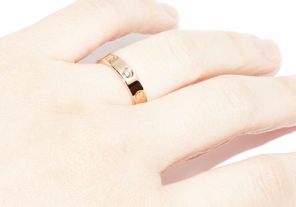 Cartier Cartier Cartier LOVE Au750 Ring Size 49 Precious Metal Ring B40507 DUTY FREE for USA Size ONE SIZE - 6 Thumbnail