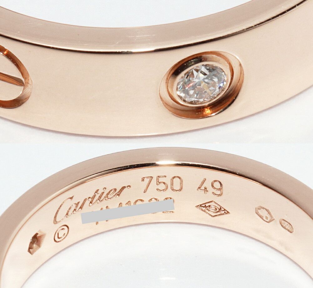 Cartier Cartier Cartier LOVE Au750 Ring Size 49 Precious Metal Ring B40507 DUTY FREE for USA Size ONE SIZE - 5 Thumbnail