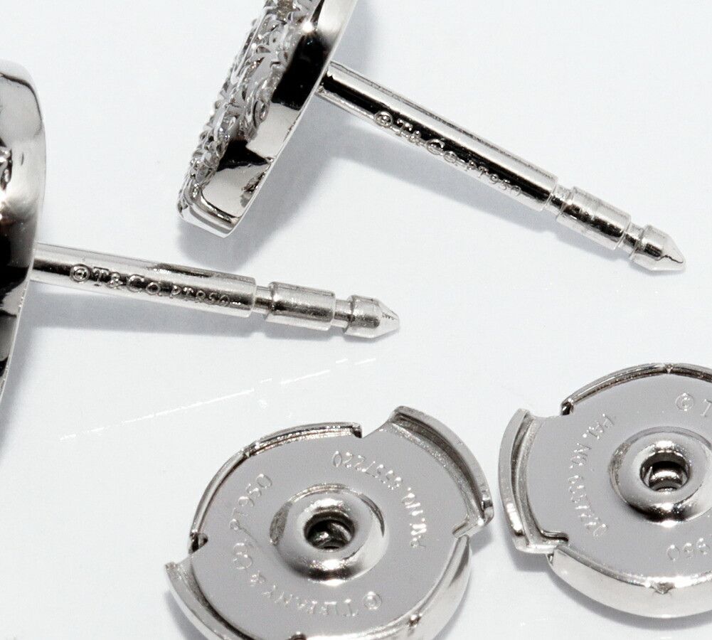 Tiffany & Co. Tiffany & Co. Tiffany & Co. Enchant Heart Pt950 Diamond Earrings Precious Metal Earrings DUTY FREE for USA Size ONE SIZE - 4 Thumbnail