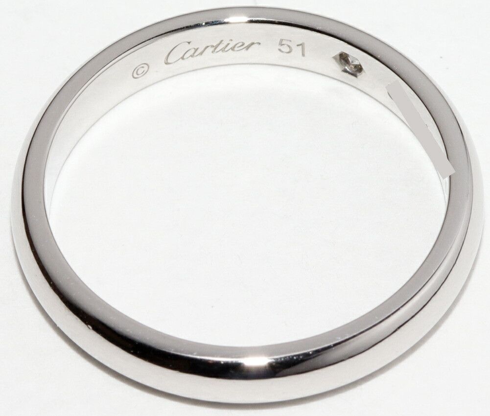 Cartier Cartier Cartier C De Cartier Pt950 Diamond Ring Size 51 Precious Metal Ring B42322 DUTY FREE for USA Size ONE SIZE - 4 Thumbnail