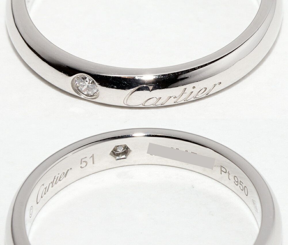 Cartier Cartier Cartier C De Cartier Pt950 Diamond Ring Size 51 Precious Metal Ring B42322 DUTY FREE for USA Size ONE SIZE - 5 Thumbnail