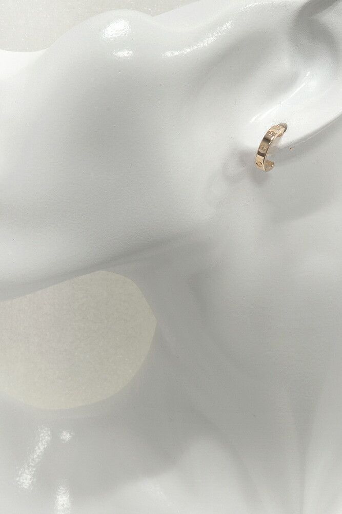 Cartier Cartier Cartier Love Au750 Earrings Precious Metal Earrings B80288 DUTY FREE for USA Size ONE SIZE - 2 Thumbnail