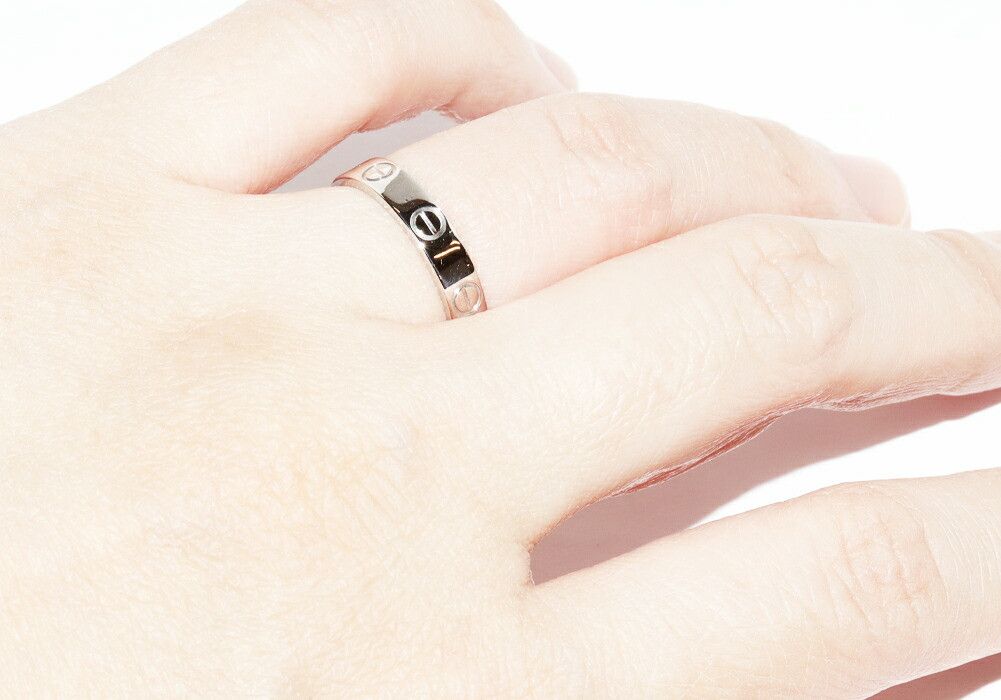 Cartier Cartier Cartier Love Pt950 Ring Size 51 Precious Metal Ring B40853 DUTY FREE for USA Size ONE SIZE - 5 Thumbnail