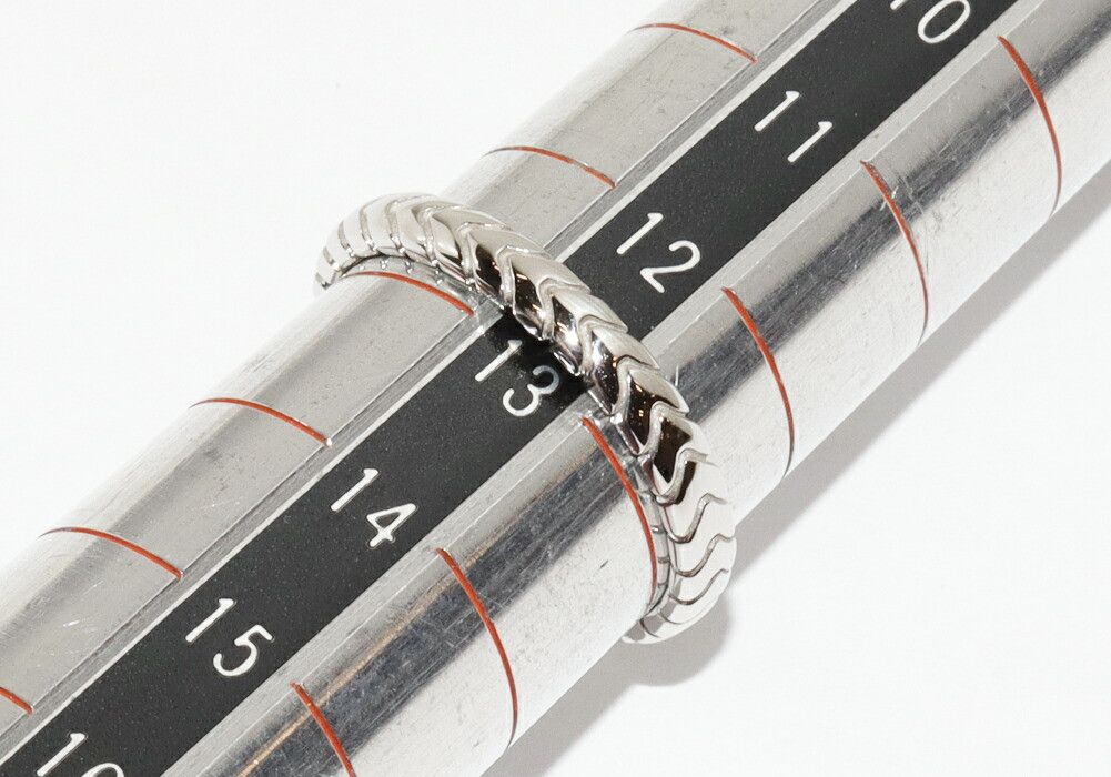 Bvlgari Bvlgari BVLGARI Spiga Pt950 Platinum Ring Size 53 Precious Metal Ring DUTY FREE for USA Size ONE SIZE - 2 Thumbnail