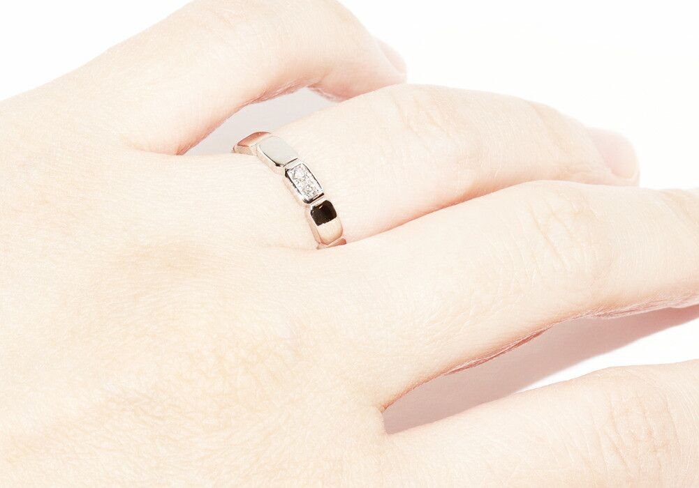 Chanel Chanel Chanel Premiere Promesse Pt950 Diamond Ring Precious Metal Ring J4004 DUTY FREE for USA Size ONE SIZE - 6 Thumbnail