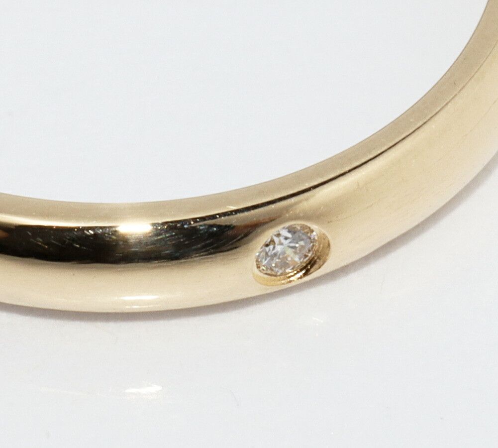 Cartier Cartier Cartier 1895 Wedding Ring Au750 Diamond Ring Size 49 Precious Metal Ring B40576 DUTY FREE for USA Size ONE SIZE - 5 Thumbnail