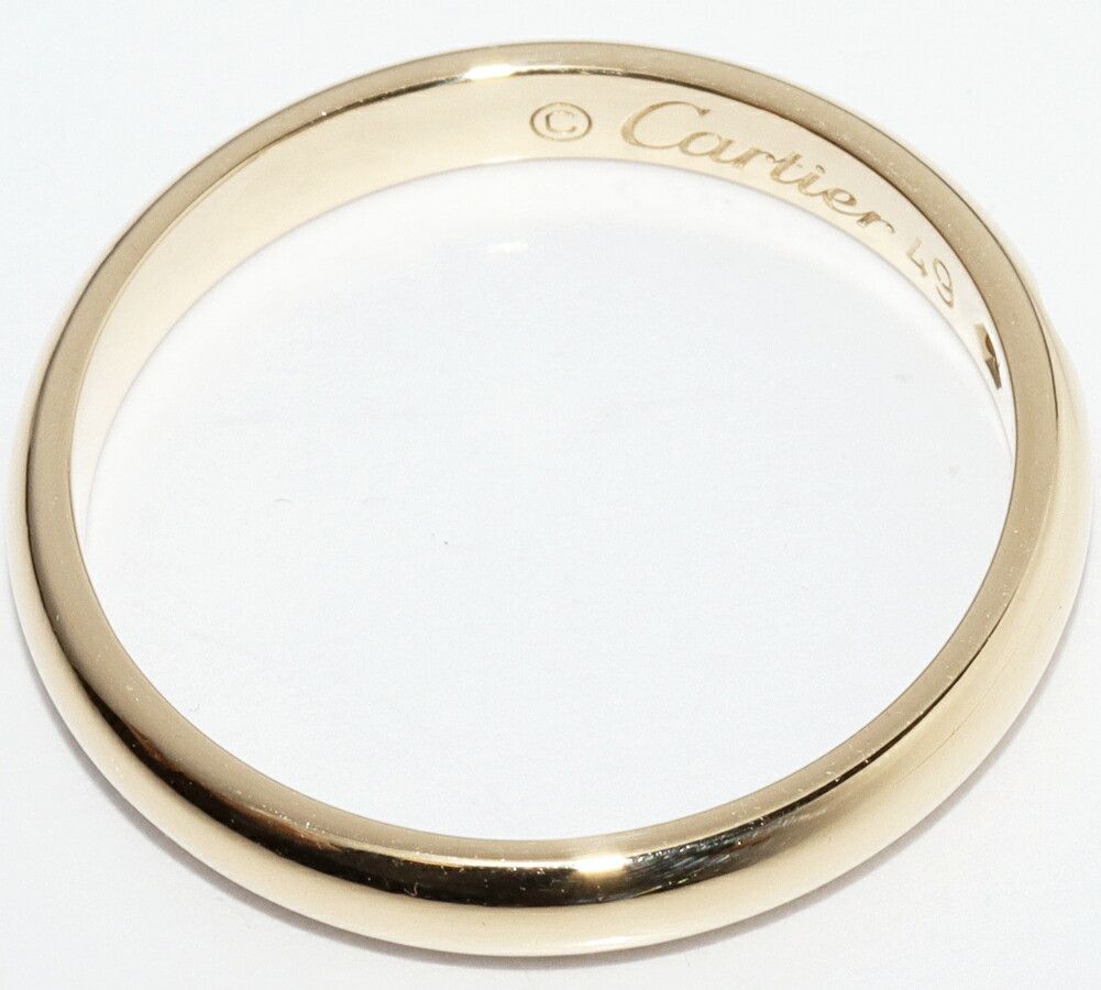 Cartier Cartier Cartier 1895 Wedding Ring Au750 Diamond Ring Size 49 Precious Metal Ring B40576 DUTY FREE for USA Size ONE SIZE - 3 Thumbnail
