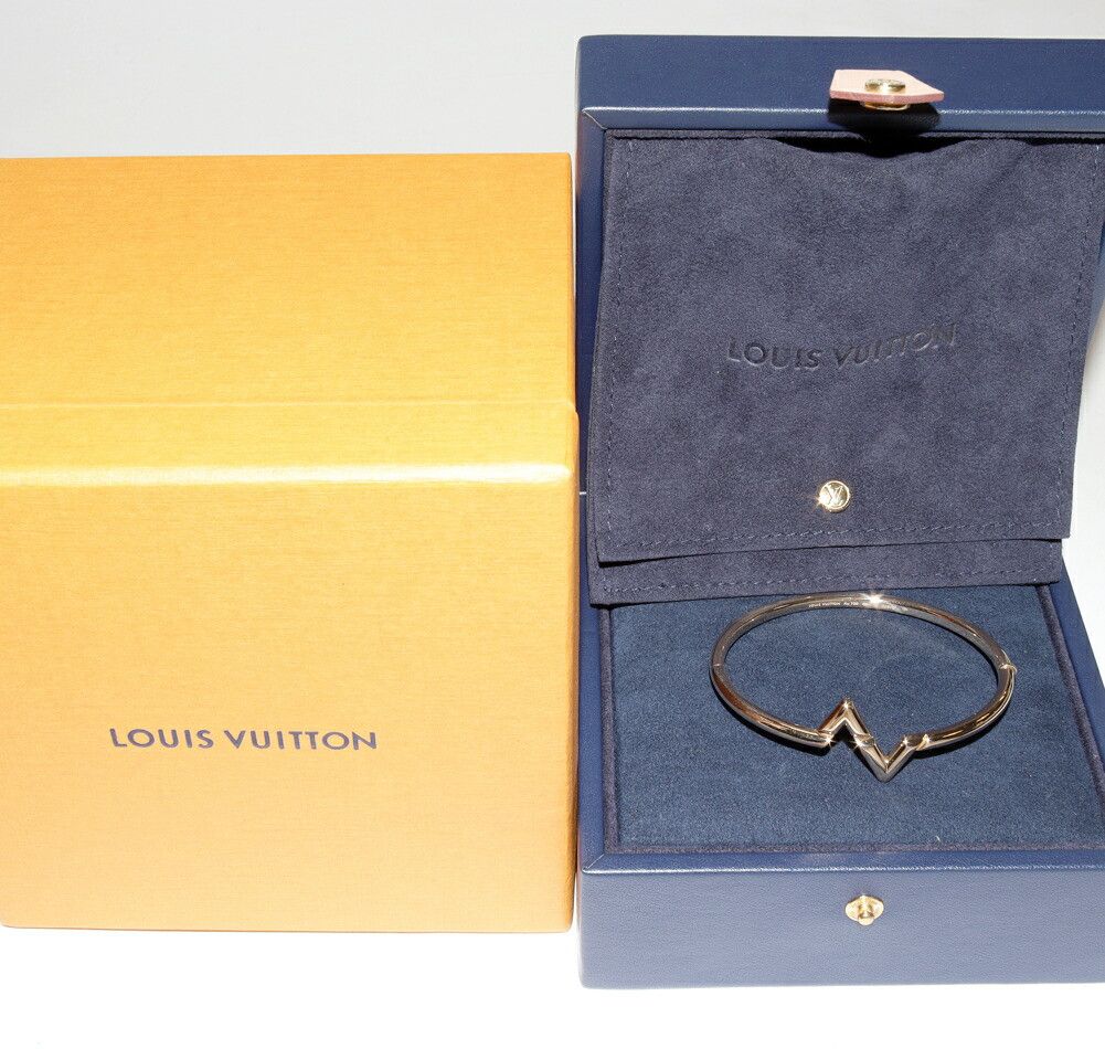 Louis Vuitton Louis Vuitton Louis Vuitton Upside Down Au750 Bangle Precious Metal Bangle DUTY FREE for USA Size ONE SIZE - 3 Thumbnail