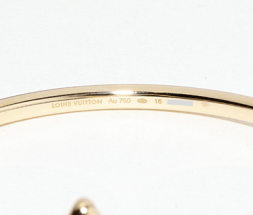 Louis Vuitton Louis Vuitton Louis Vuitton Upside Down Au750 Bangle Precious Metal Bangle DUTY FREE for USA Size ONE SIZE - 6 Thumbnail