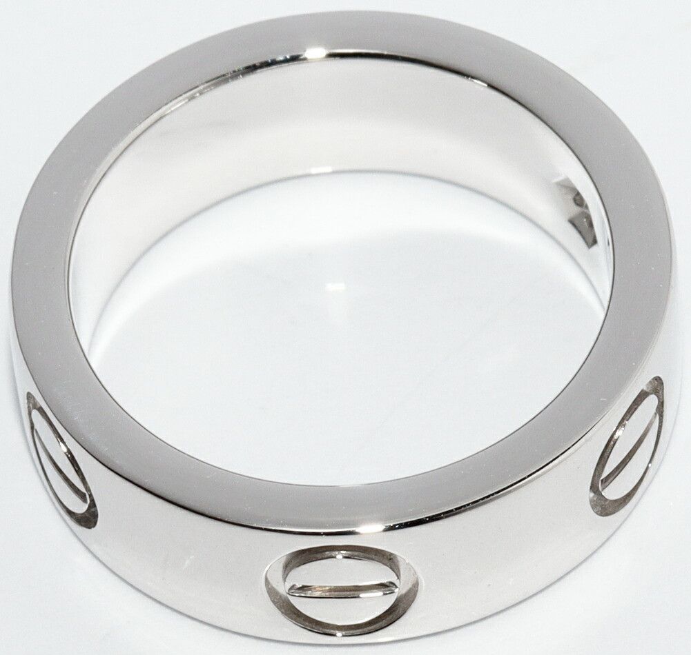 Cartier Cartier Cartier Love Pt950 Diamond Ring Size 47 Precious Metal Ring B40467 DUTY FREE for USA Size ONE SIZE - 4 Thumbnail