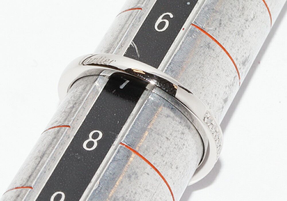 Cartier Cartier Cartier Ballerine Pt950 Diamond Wedding Ring Size 47 Precious Metal Ring B40930 DUTY FREE for USA Size ONE SIZE - 2 Thumbnail