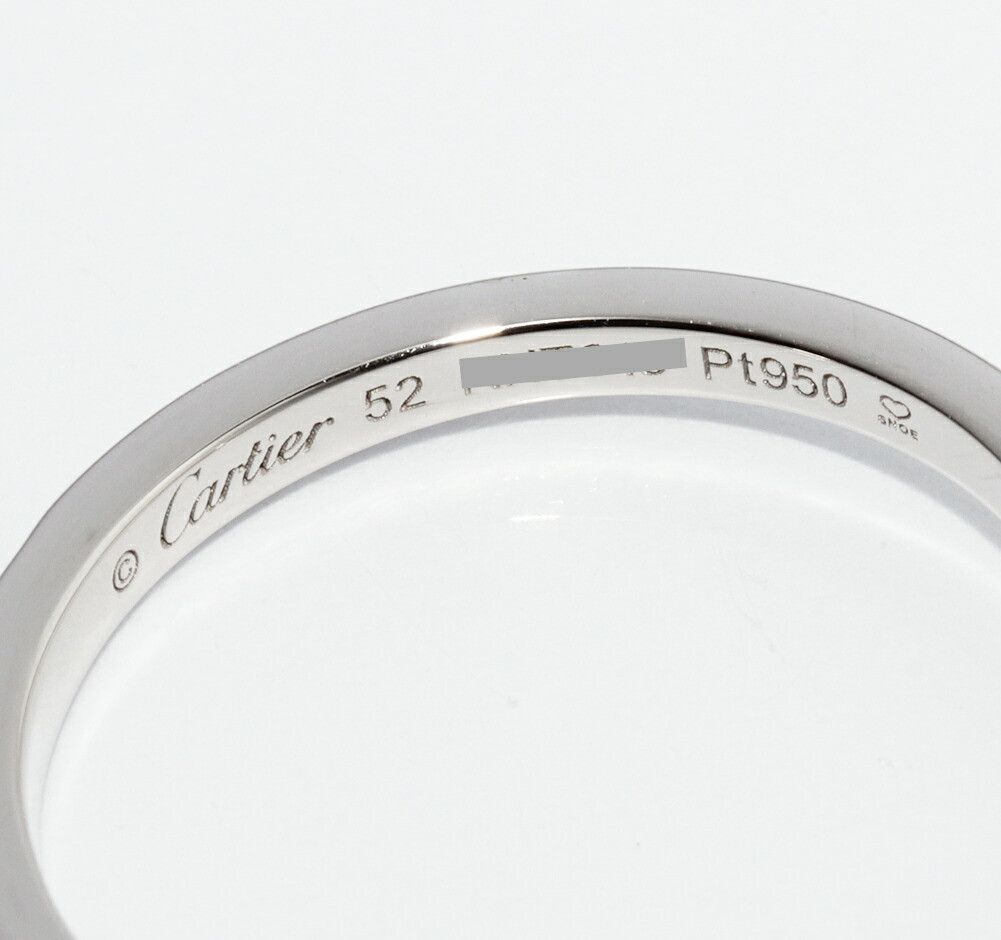 Cartier Cartier Cartier Ballerine Pt950 Diamond Ring Size 52 Precious Metal Ring B40929 DUTY FREE for USA Size ONE SIZE - 4 Thumbnail
