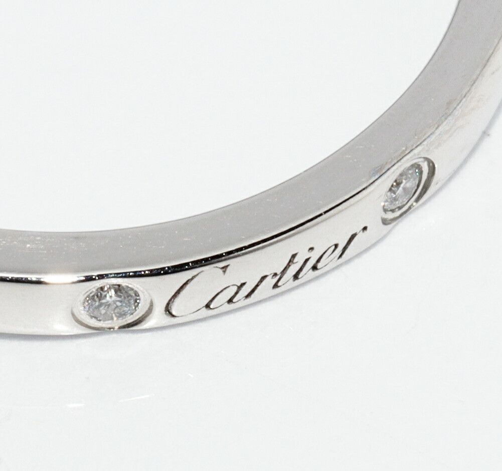 Cartier Cartier Cartier Ballerine Pt950 Diamond Ring Size 52 Precious Metal Ring B40929 DUTY FREE for USA Size ONE SIZE - 5 Thumbnail