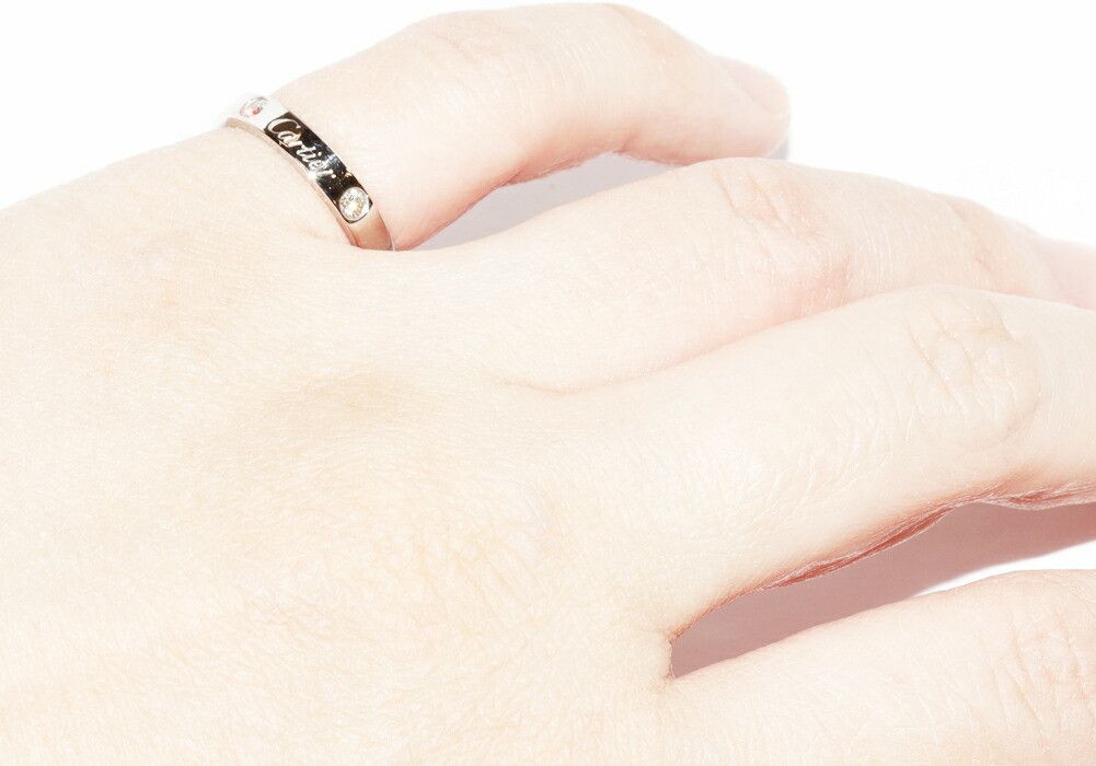 Cartier Cartier Cartier C de Cartier Pt950 Diamond Ring Size 47 Precious Metal Ring B40778 DUTY FREE for USA Size ONE SIZE - 6 Thumbnail