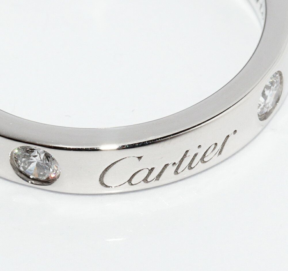 Cartier Cartier Cartier C de Cartier Pt950 Diamond Ring Size 47 Precious Metal Ring B40778 DUTY FREE for USA Size ONE SIZE - 5 Thumbnail