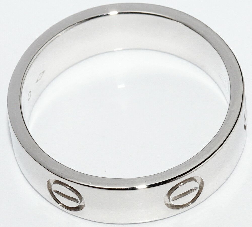 Cartier Cartier Cartier Love Pt950 Platinum Ring Size 17 Precious Metal Ring B40849 DUTY FREE for USA Size ONE SIZE - 3 Thumbnail