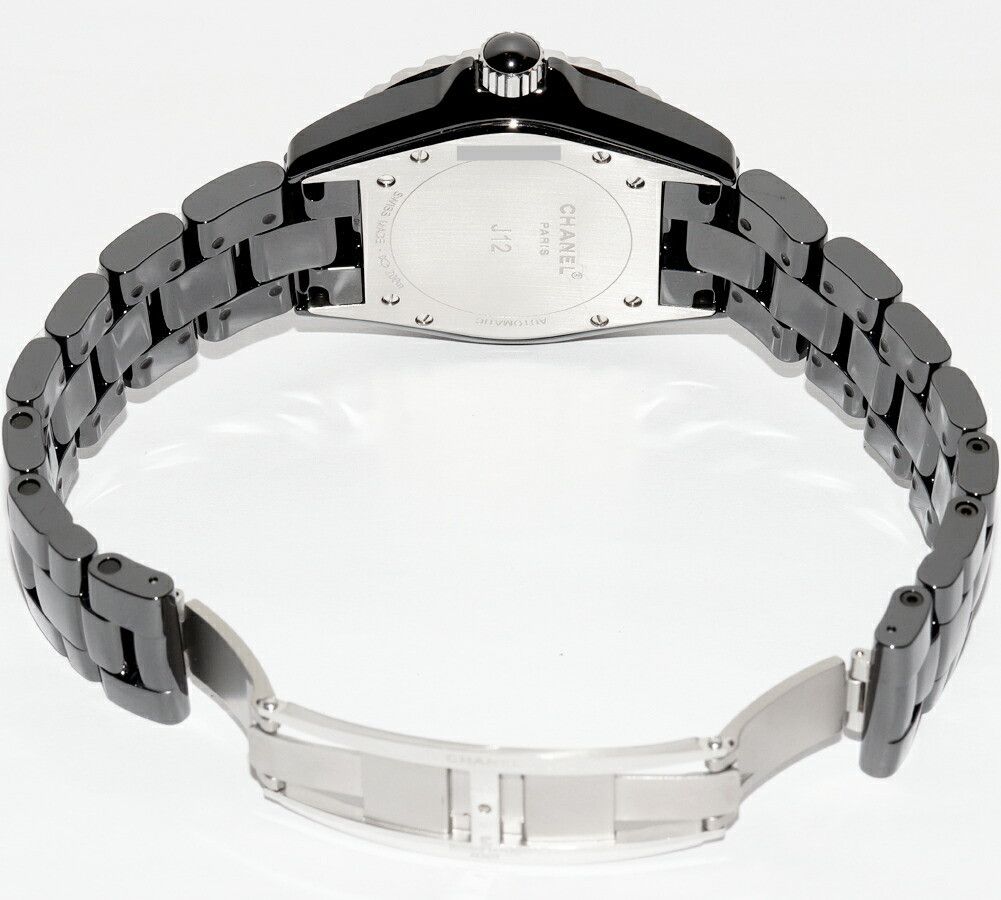 Chanel Chanel Chanel J12 Black Ceramic Chronograph Glass / Ceramic Automatic H1174 DUTY FREE for USA Size ONE SIZE - 2 Thumbnail