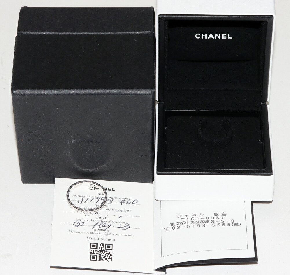 Chanel Chanel Chanel Coco Crush Au750 White Gold Ring Size 19 Precious Metal Ring J11793 DUTY FREE for USA Size ONE SIZE - 3 Thumbnail