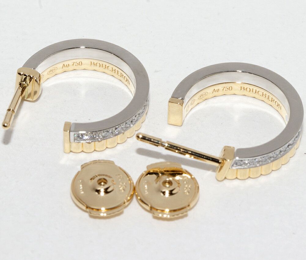 Other Boucheron Boucheron Quatre Radiant Au750 Diamond Earrings Precious Metal Earrings JCO00671 DUTY FREE for USA Size ONE SIZE - 5 Thumbnail