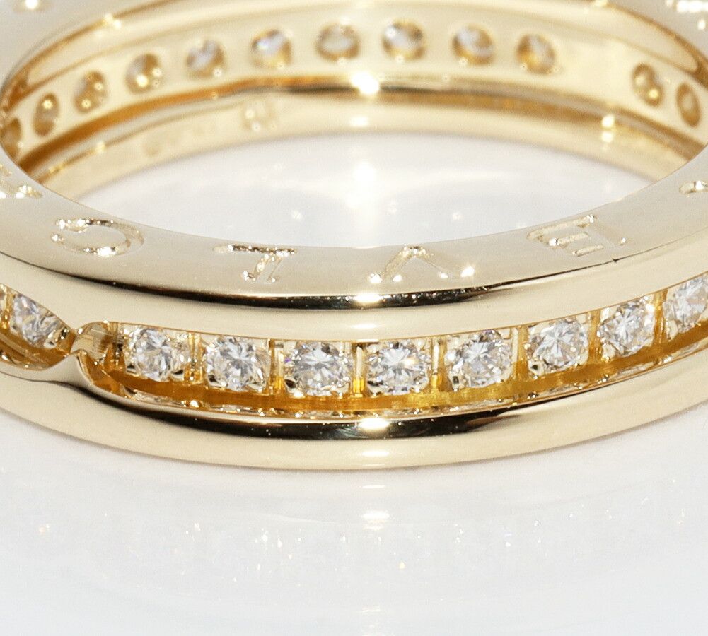 Bvlgari Bvlgari Bvlgari B.zero1 Au750 Diamond Ring Size 51 Precious Metal Ring AN850561 DUTY FREE for USA Size ONE SIZE - 5 Thumbnail