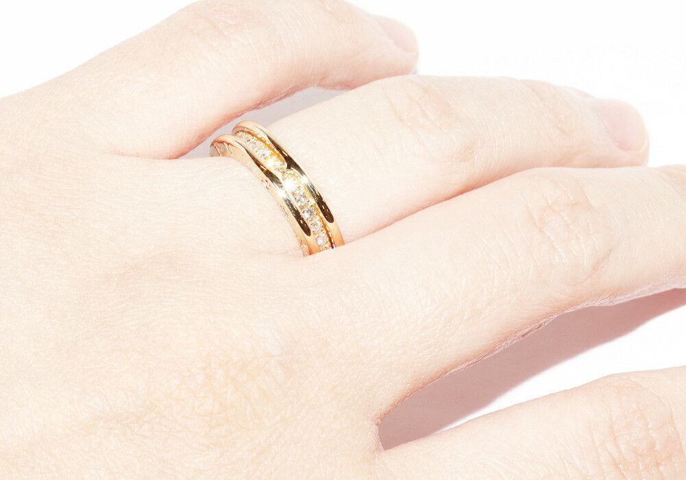 Bvlgari Bvlgari Bvlgari B.zero1 Au750 Diamond Ring Size 51 Precious Metal Ring AN850561 DUTY FREE for USA Size ONE SIZE - 6 Thumbnail