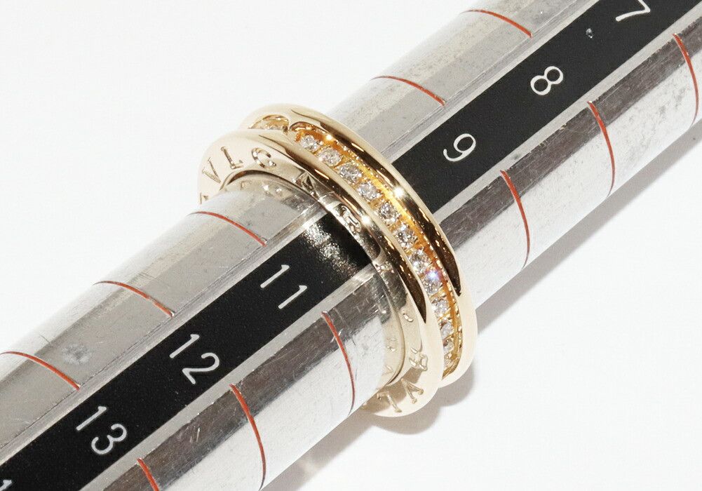 Bvlgari Bvlgari Bvlgari B.zero1 Au750 Diamond Ring Size 51 Precious Metal Ring AN850561 DUTY FREE for USA Size ONE SIZE - 2 Thumbnail