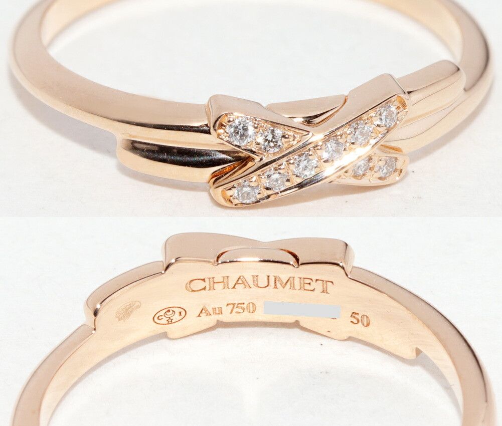 Other Chaumet Chaumet Jeux de Liens Au750 Diamond Ring Precious Metal Ring 082218 DUTY FREE for USA Size ONE SIZE - 5 Thumbnail