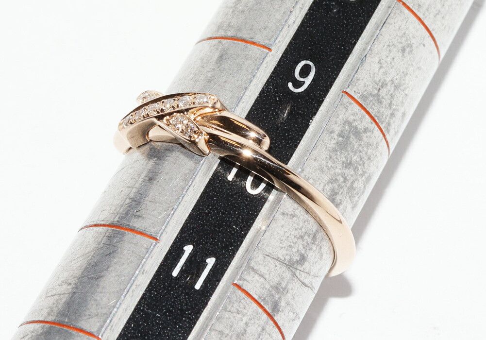 Other Chaumet Chaumet Jeux de Liens Au750 Diamond Ring Precious Metal Ring 082218 DUTY FREE for USA Size ONE SIZE - 2 Thumbnail