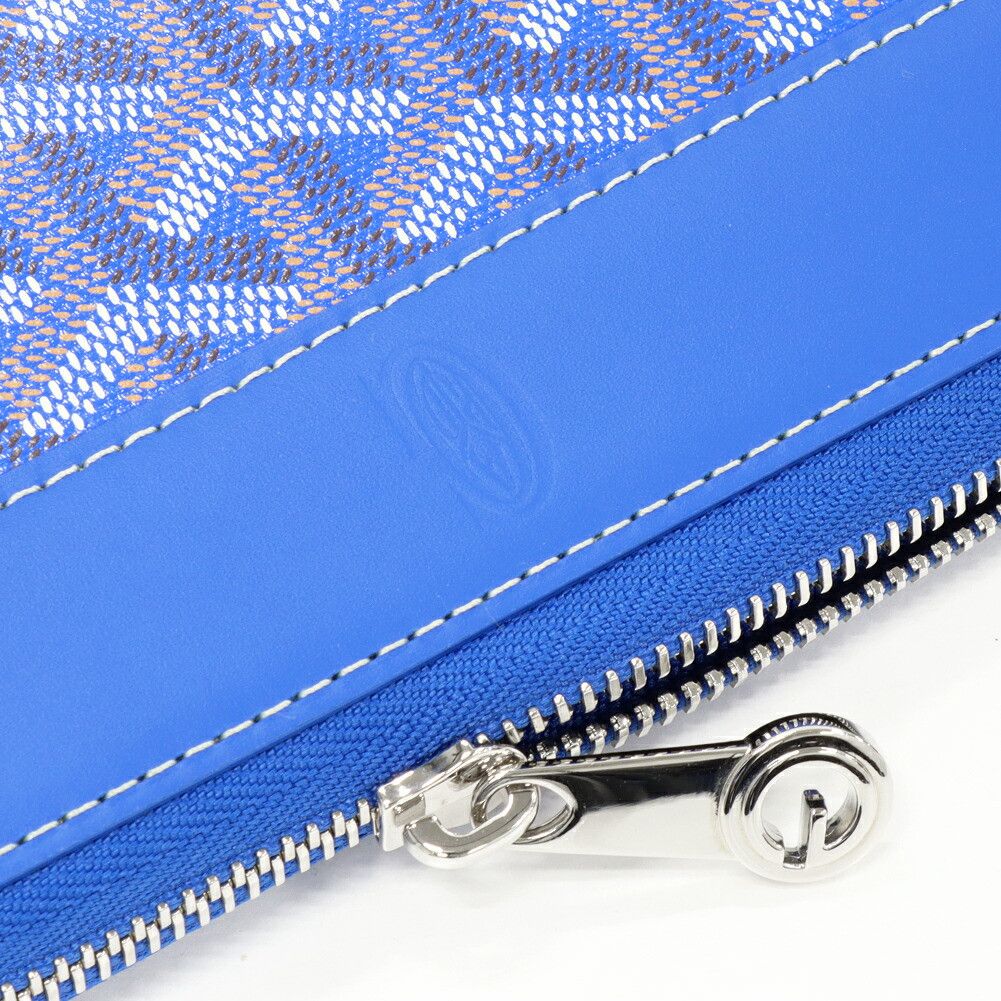 Goyard Goyard Goyard Matignon GM PVC Canvas Calf Long Zipper Wallet Textile Long Wallet MATIG2GMLTY10CL10P DUTY FREE for USA Size ONE SIZE - 4 Thumbnail
