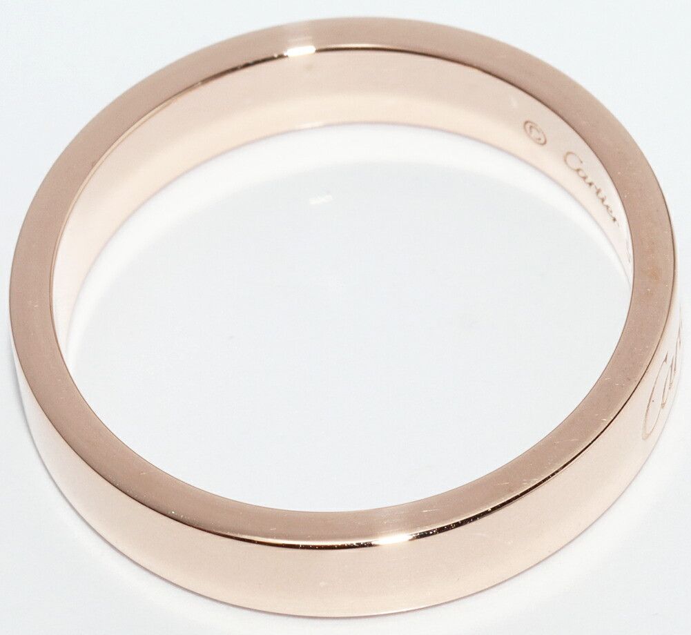 Cartier Cartier Cartier C de Cartier Engraved Au750 Pink Gold Ring Size 17 Precious Metal Ring B40980 DUTY FREE for USA Size ONE SIZE - 3 Thumbnail