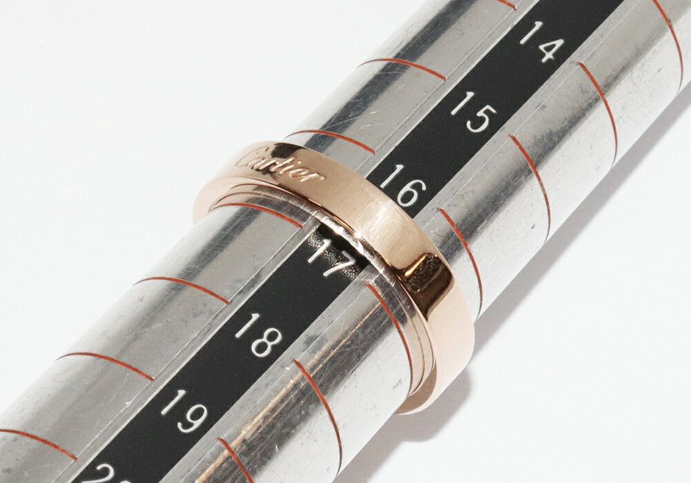 Cartier Cartier Cartier C de Cartier Engraved Au750 Pink Gold Ring Size 17 Precious Metal Ring B40980 DUTY FREE for USA Size ONE SIZE - 2 Thumbnail