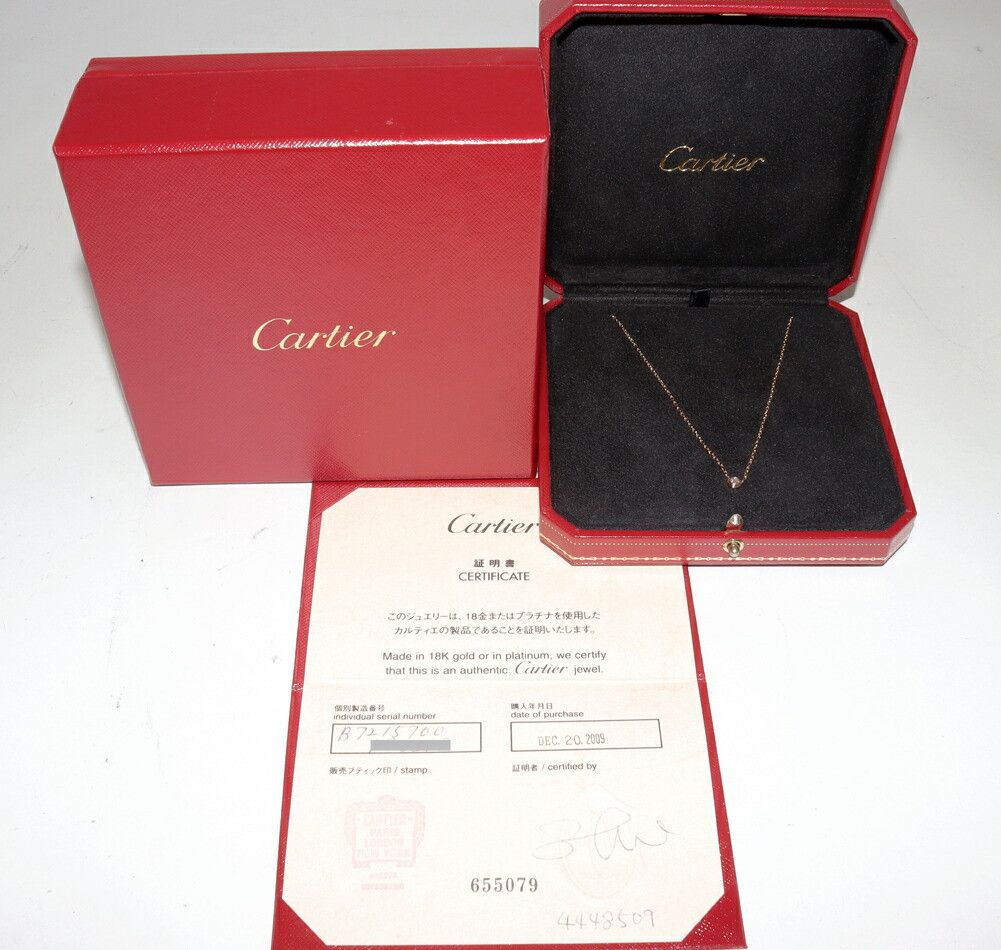 Cartier Cartier Cartier Diamants Legers Au750 Pendant Necklace Precious Metal Necklace B7215700 DUTY FREE for USA Size ONE SIZE - 3 Thumbnail