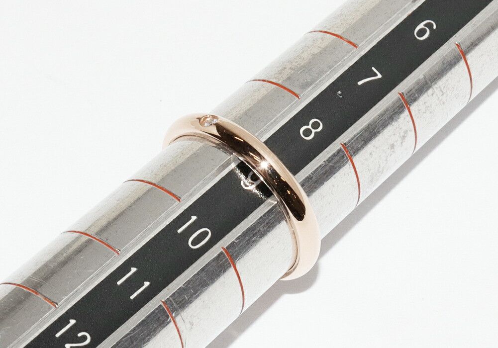 Cartier Cartier Cartier 1895 Wedding Ring Au750 Diamond Ring Size 49 Precious Metal Ring B40882 DUTY FREE for USA Size ONE SIZE - 2 Thumbnail