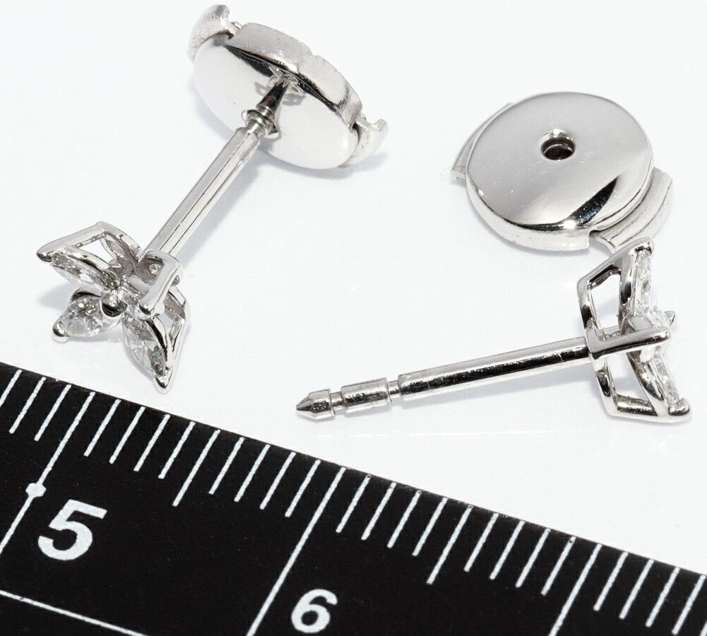 Tiffany & Co. Tiffany & Co. Tiffany & Co. Victoria Pt950 Diamond Earrings Precious Metal Earrings DUTY FREE for USA Size ONE SIZE - 3 Thumbnail