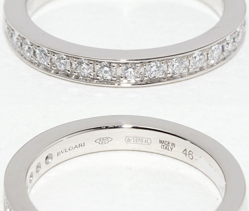 Bvlgari Bvlgari Bvlgari Dedicata a Venezia Pt950 Diamond Wedding Ring Size 6 Precious Metal Ring 351492 DUTY FREE for USA Size ONE SIZE - 5 Thumbnail