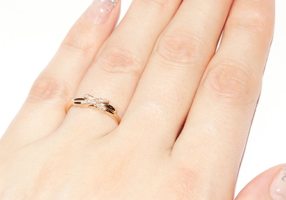 Other Chaumet Chaumet Jeux de Liens Au750 Diamond Ring Size 48 Precious Metal Ring 082218 DUTY FREE for USA Size ONE SIZE - 6 Thumbnail