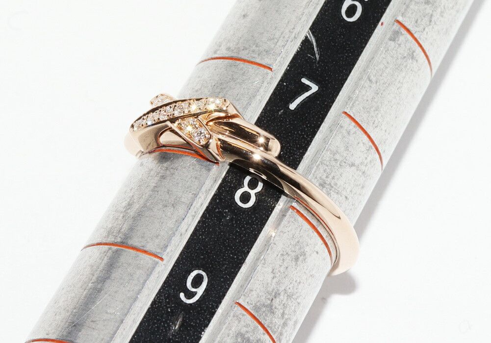 Other Chaumet Chaumet Jeux de Liens Au750 Diamond Ring Size 48 Precious Metal Ring 082218 DUTY FREE for USA Size ONE SIZE - 2 Thumbnail