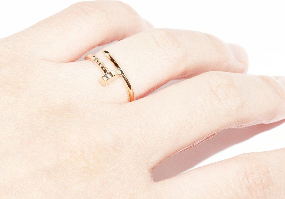 Cartier Cartier Cartier Juste un Clou Au750 Ring Size 48 Precious Metal Ring B42259 DUTY FREE for USA Size ONE SIZE - 5 Thumbnail