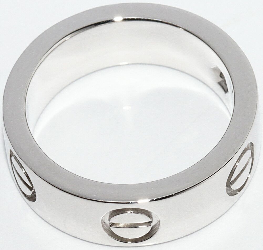 Cartier Cartier Cartier Love Pt950 Diamond Ring Size 47 Precious Metal Ring B40467 DUTY FREE for USA Size ONE SIZE - 4 Thumbnail